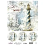 HÂRTIE DE OREZ CADENCE DECOUPAGE A3 - 857