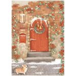 HÂRTIE DE OREZ STAMPERIA DECOUPAGE DE CRĂCIUN A4 - DFSA4804