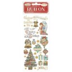 AUTOCOLANTE DE CRĂCIUN STAMPERIA FREC ON 10,16/21,6CM - DFLRB36