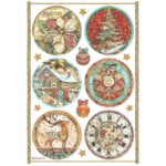 HÂRTIE DE OREZ STAMPERIA DECOUPAGE DE CRĂCIUN A4 - DFSA4795