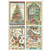 STAMPERIA CHRISTMAS DECOUPAGE HÂRTIE DE OREZ A4 - DFSA4796