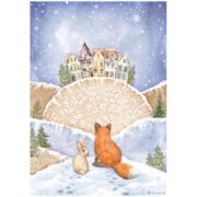 HÂRTIE DE OREZ STAMPERIA WINTER DECOUPAGE A4 - DFSA4797