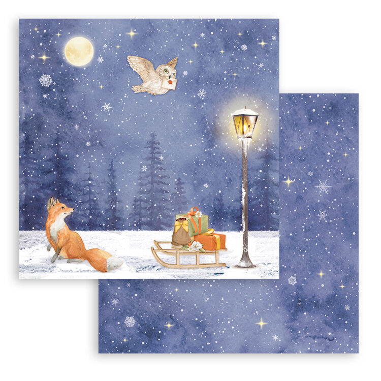 BLOC DE IARNĂ STAMPERIA 30.5/30.5CM - SBBL139 - Imagine 15