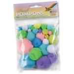 POMPOANE FOLIA PENTRU DECOR 30 BUC PASTELL