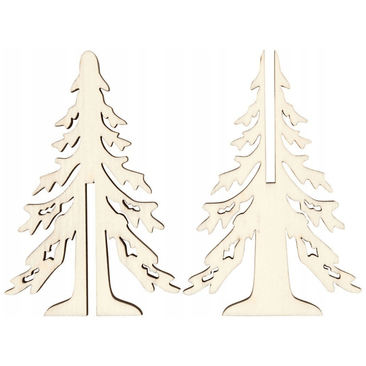 5712854185875 CREATIV FIGURINĂ DIN LEMN COPAC 12.5/8.5CM - 56168 - Imagine 1
