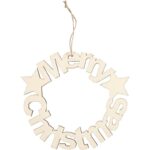 DECORAȚIUNI DE CRĂCIUN CREATIV CRĂCIUN FERICIT 22CM - 56922