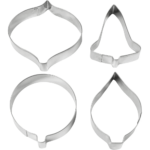 SET DE MATRIȚE CREATIVE PENTRU FURSECURI DE CRĂCIUN, 4 PIESE. - 782887