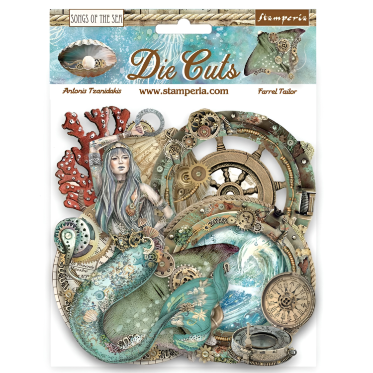 STAMPERIA SONGS OF THE SEA DIE CUTS DFLDC84 - Imagine 1
