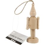 FIGURINE DE CRĂCIUN DIN LEMN CREATIV SOLDAT 9CM - 565116