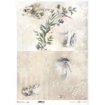 HÂRTIE DE OREZ DECOUPAGE COLECTĂ ITD A3 - R0745L