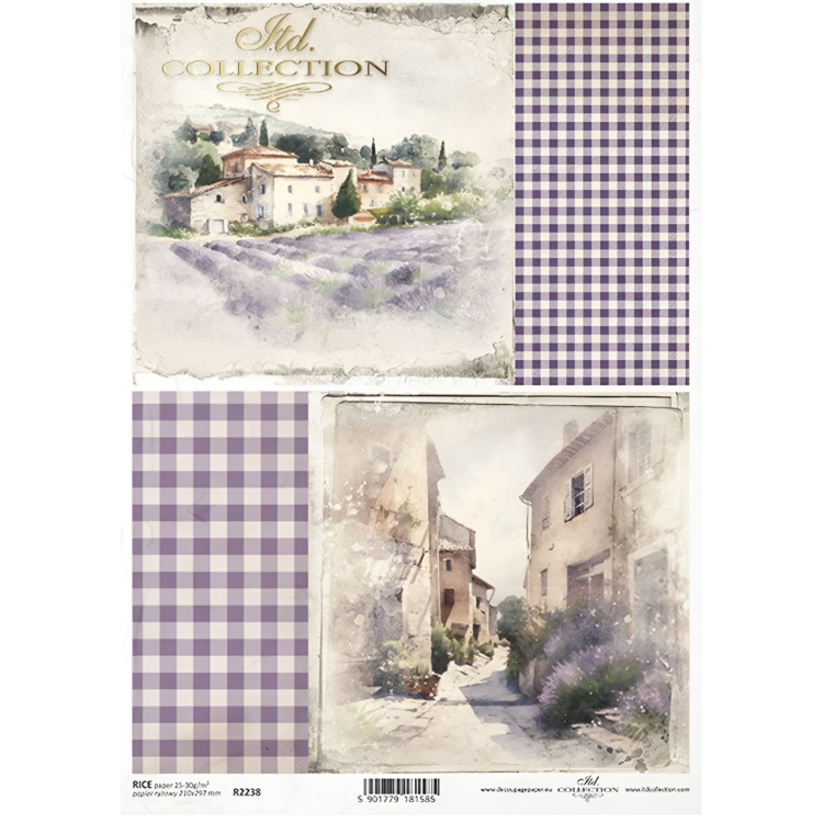 HÂRTIE DE OREZ DECOUPAGE COLECTIE ITD A4 - R2238 - Imagine 1