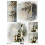 HÂRTIE DE OREZ DECOUPAGE COLECTIE ITD A4 - R2266