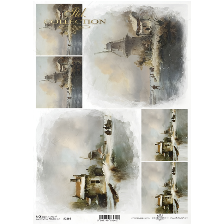 HÂRTIE DE OREZ DECOUPAGE COLECTIE ITD A4 - R2266 - Imagine 1