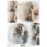 HÂRTIE DE OREZ DECOUPAGE COLECTIE ITD A4 - R2267