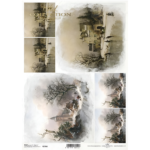 HÂRTIE DE OREZ DECOUPAGE COLECTIE ITD A4 - R2268