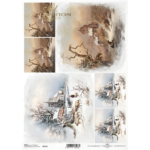 HÂRTIE DE OREZ DECOUPAGE COLECTIE ITD A4 - R2270