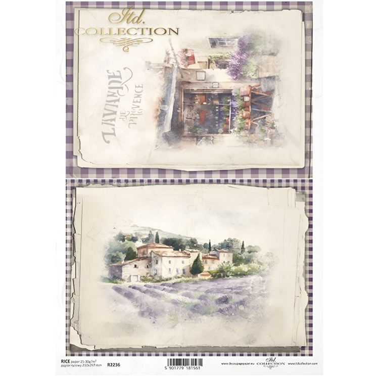HÂRTIE DE OREZ DECOUPAGE COLECTIE ITD A4 - R2236 - Imagine 1
