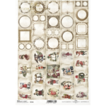 HÂRTIE DE OREZ DECOUPAGE COLECTIE ITD A4 - R2141