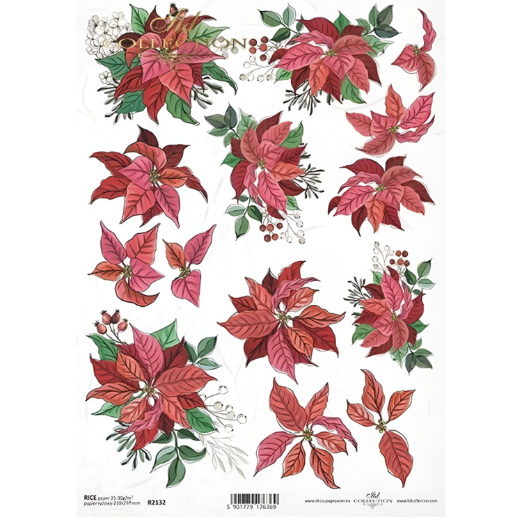 HÂRTIE DE OREZ DECOUPAGE COLECTIE ITD A4 - R2132 - Imagine 1