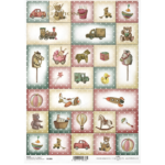 HÂRTIE DE OREZ DECOUPAGE COLECTIA ITD A4 - R1806