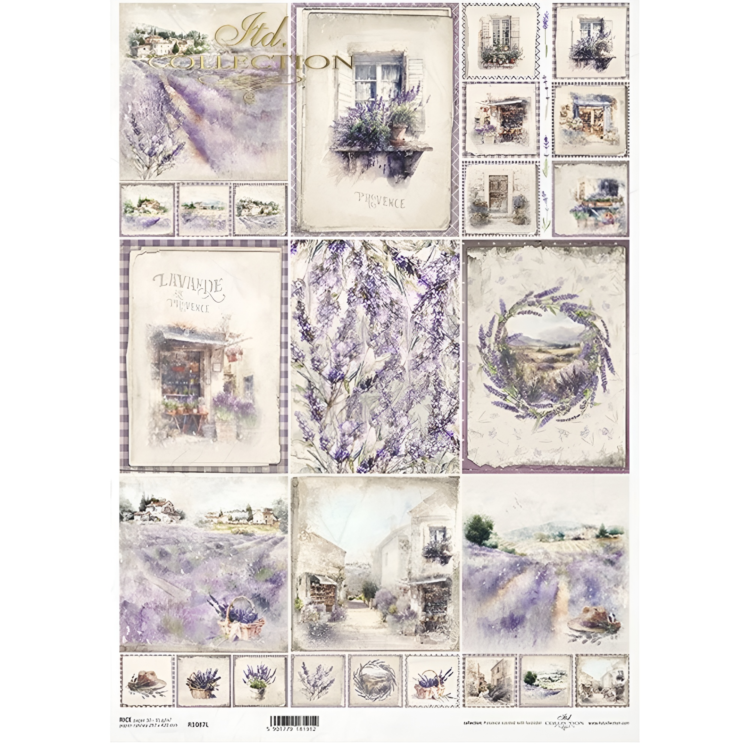 HÂRTIE DE OREZ DECOUPAGE COLECTIE ITD A3 - R1087L - Imagine 1