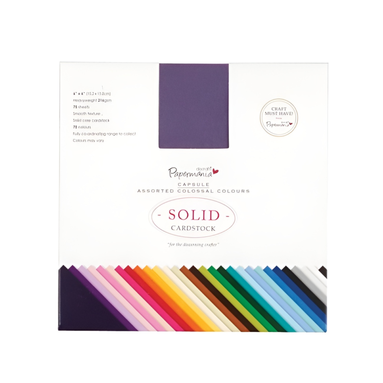 HÂRTIE COLORATĂ DOCRAFTS 216G. 152/152MM. 75BUC. - PMA 164402 - Imagine 1