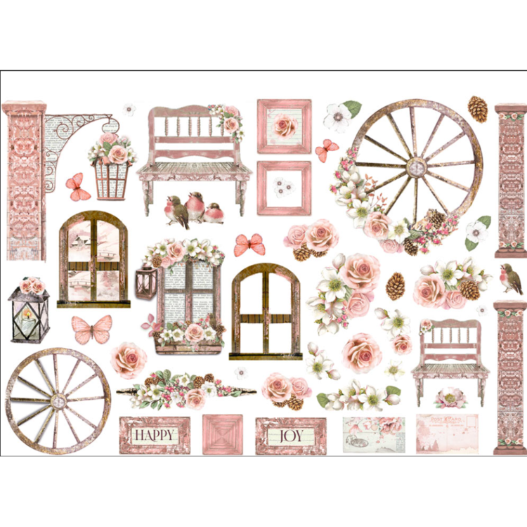 STAMPERIA ROSELAND EPHEMERA - DFLCT23 - Imagine 2
