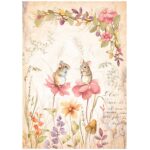 HÂRTIE DE OREZ STAMPERIA WOODLAND DECOUPAGE A4 - DFSA4815