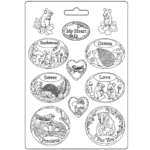 STAMPERIA WOODLAND SOFT MOLD A4 - K3PTA4568