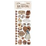STAMPERIA CAFEA ȘI CIOCOLATĂ FREC PE 10,16/21,6CM - DFLRB57