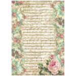 HÂRTIE DE DECOUPAGE PREȚIOASĂ STAMPERIA A4 - DFSA4830