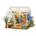 ROBOTIME 3D PUZZLE DIN LEMN DREAMY GARDEN HOUSE 240 PIESE DG163