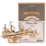 VELA PUZZLE DIN LEMN ROBOTIME 3D 118 PISE TG305