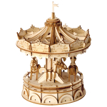 ROBOTIME 3D PUZZLE DIN LEMN CARUSEL 174 PIESE TG404