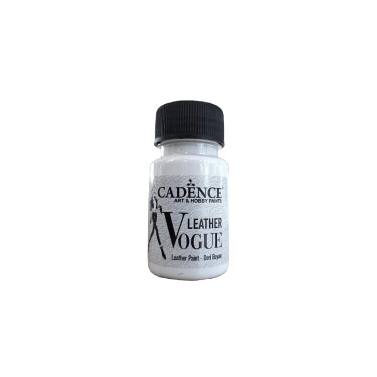 VOPSEA PENTRU PIELE ACRILICĂ CADENCE VOGUE 50ML. - ALB LV-01 - Imagine 1