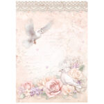 STAMPERIA ROMANCE FOREVER DECOUPAGE PAPER A4 - DFSA4834