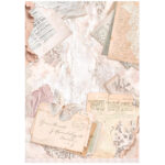 STAMPERIA ROMANCE FOREVER DECOUPAGE PAPER A4 - DFSA4836