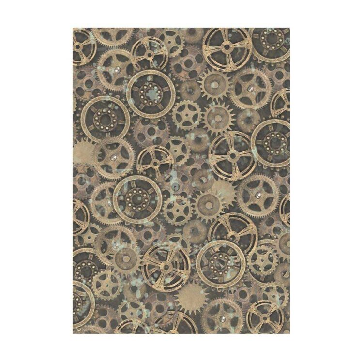 STAMPERIA VOYAGES FANTASTI HÂRTIE DECOUPAGE 8 BUC A6 DFSAK6015 - Imagine 4