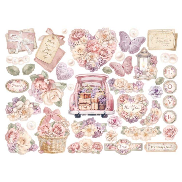 STAMPERIA ROMANCE FOREVER DIE CUTS DFLDC90 - Imagine 2