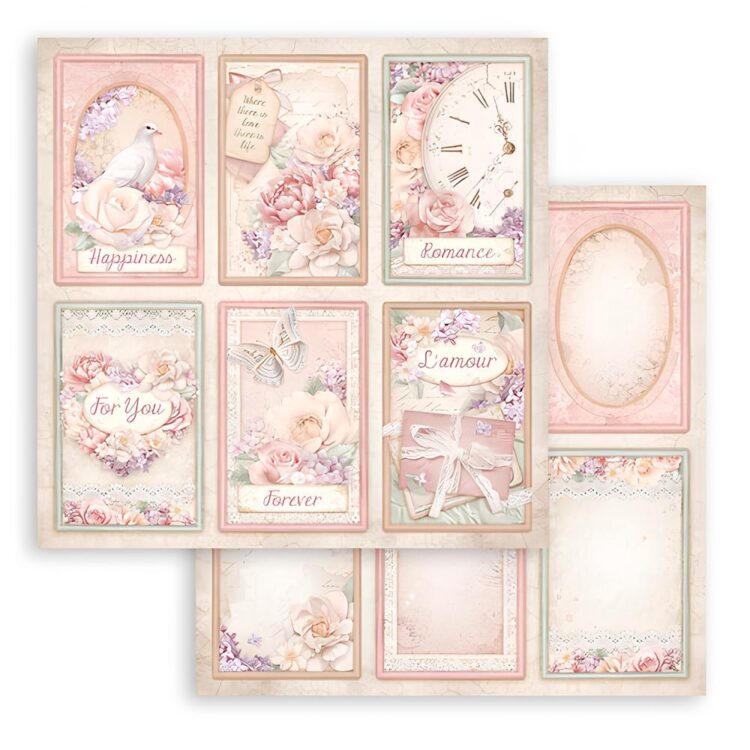 STAMPERIA ROMANCE FOREVER BLOC 20.3/20.3 CM - SBBS96 - Imagine 8