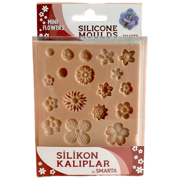 MATRIȚE DIN SILICON SMARTA - MINI FLORI SK1013010 - Imagine 1