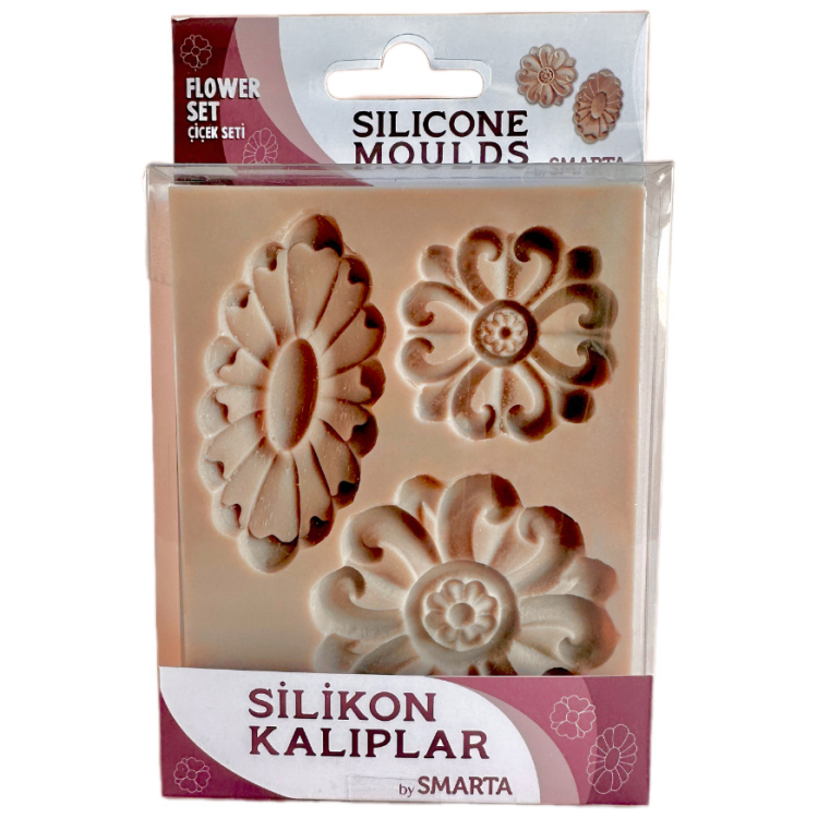 1013040 MATRIȚE DIN SILICON SMARTA - SET DE FLORI SK1013040 - Imagine 1