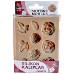 MATRIȚE DIN SILICON SMARTA - SET DE TRANDAFIRI SK1013045
