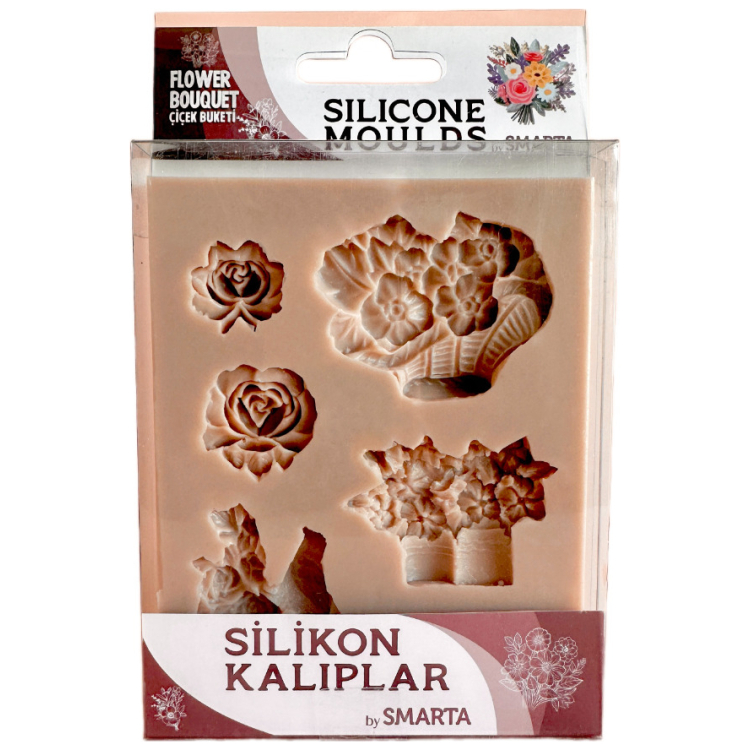 MATRIȚE DIN SILICON SMARTA - BUCHET DE FLORI SK1013067 - Imagine 1