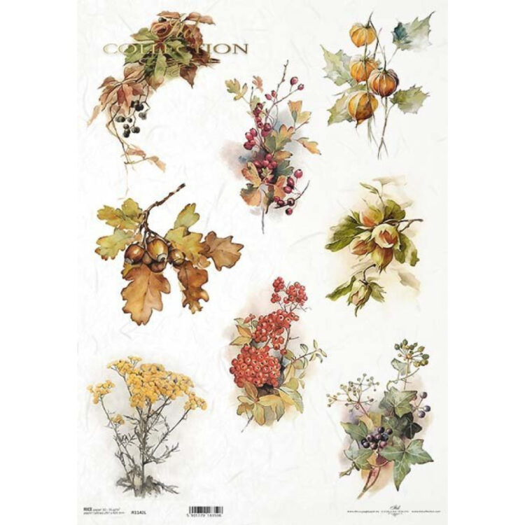 COLECTIA ITD DECOUPAGE HARTIE DE OREZ A3 - R1142L - Imagine 1