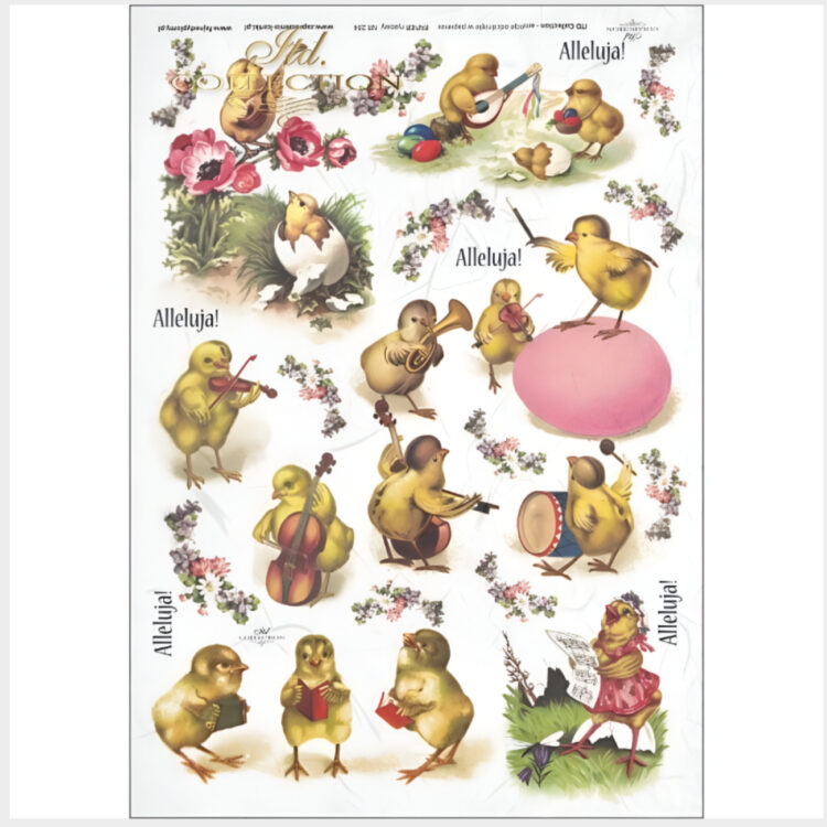 590284 (1) HÂRTIE DE OREZ DECOUPAGE COLECTIA ITD A4 - R0284 - Imagine 1