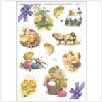 HÂRTIE DE OREZ DECOUPAGE COLECTIA ITD A4 - R0290