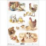 COLECTIA ITD DECOUPAGE HARTIE DE OREZ A4 - R0472
