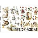 HÂRTIE DE DECOUPAGE COLECTIA ITD A4 - D0600M