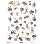 HÂRTIE DE OREZ DECOUPAGE COLECTIE ITD A4 - R1449